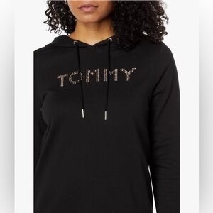 Tommy Hilfiger Blue  Hoodie with Gold Accents